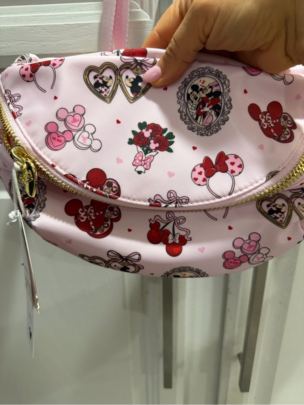 Stoney Clover New Valentine’s Pink Disney Crossbody Bag
